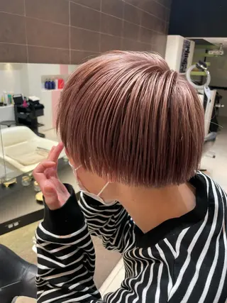 ショート カラー メンズ CiNEMA daikanyama所属・透明感カラー🫧 今泉健太のヘアスタイル