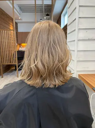 ミディアム 【店長】大根 亮太のヘアスタイル