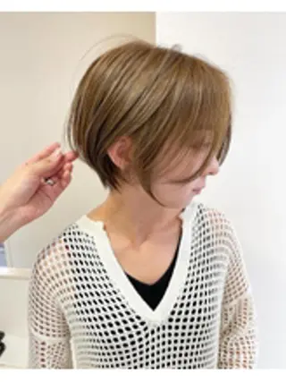ショート 韓国レイヤー🇰🇷 ReLien西大寺店のヘアスタイル