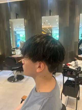 ヘアアレンジ メンズ 縮毛矯正/カット/ 韓国ヘア/蛯原🍤のヘアスタイル