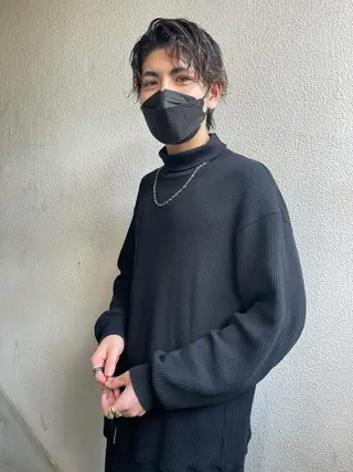 メンズ 森本裕/オーナー/ スパイラルパーマのヘアスタイル