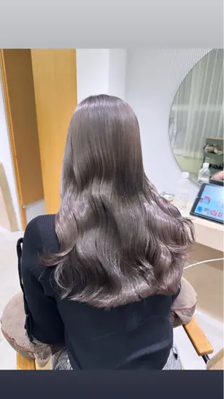 カラー ulu名古屋栄所属・落合しほ/韓国ヘア/ 髪質改善/縮毛矯正のヘアスタイル