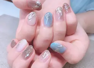 カラー ネイル Cozy_ ilumのネイルデザイン