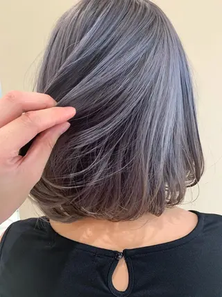 ミディアム カラー yuga/ パーマのヘアスタイル