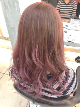 ロング カラー 髪質改善/美髪矯 正ヤマモトハルキのヘアスタイル