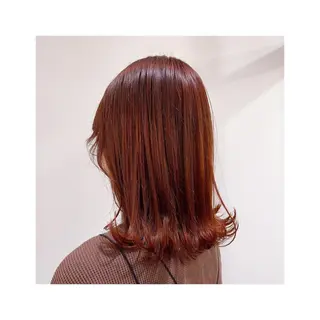 セミロング カラー まちだ ひとみのヘアスタイル
