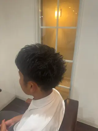 ショート メンズ 日比 海夏太のヘアスタイル