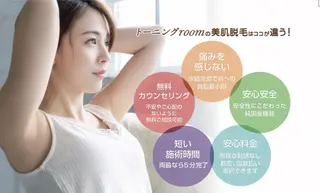毛穴洗浄と美肌脱毛 トーニングroomのエステ・リラクイメージ
