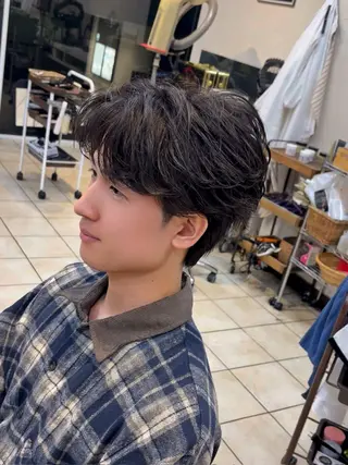 ショート パーマ メンズ 👑大宮メンズパーマ No.1Mizukiのヘアスタイル
