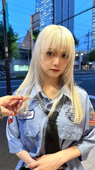 ロング カラー MONIQA【モニカ】所属・名古屋ハイトーン/ 🐶ブリーチ専門店のヘアスタイル