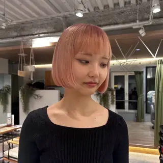 カラー 👽個性派ネイル🎀 komachiのヘアスタイル