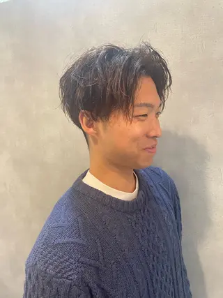 メンズ フリーランスシェアサロンルレイル所属・心斎橋/メンズ /ルレイル/地形真希のヘアスタイル