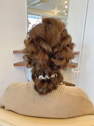 ヘアアレンジ 髪質改善✨️透明感カ ラー✧*。山下さいみのヘアスタイル