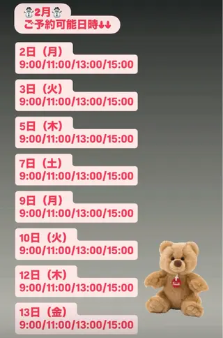 無料研修モデル募集 nail mor.のネイルデザイン