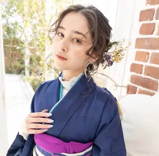 るか/透明感 カラー/アレンジのヘアスタイル