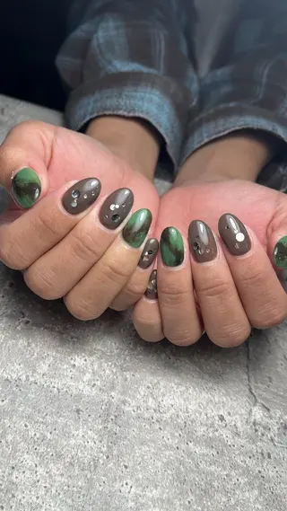 ネイル HAIR salonTARGET所属・_______ SAKI NAIL.のネイルデザイン