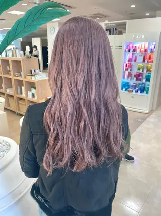 ロング カラー パーマ ヘアアレンジ 🍒KIKUCHI KANAE🍒のヘアスタイル