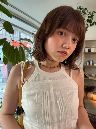 ショート カラー パーマ . nanamiのヘアスタイル