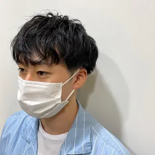 パーマ メンズ JINKIメンズ特化 メンズカットパーマのヘアスタイル