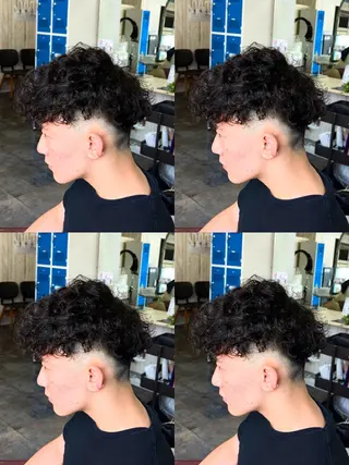 パーマ メンズ メンズパーマ/顔周り レイヤーカット/えののヘアスタイル