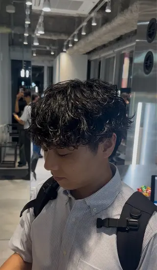 ショート パーマ 似合わせパーマ🔥 河浪  大智のヘアスタイル