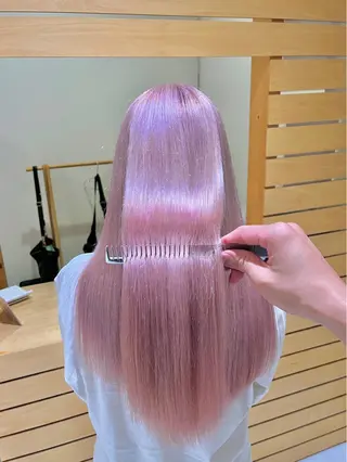 ロング カラー RUBEUS【ルベウス】所属・✨艶々カラー🎨 杉本賢人のヘアスタイル