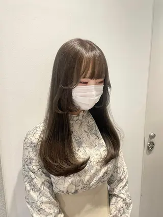 ロング 銀座／レイヤーカット 🤍内野すみれのヘアスタイル