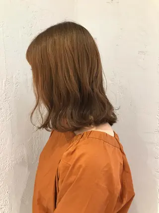 ミディアム 🫧透明感カラー/ ボブ/小笠原汐海🪽のヘアスタイル