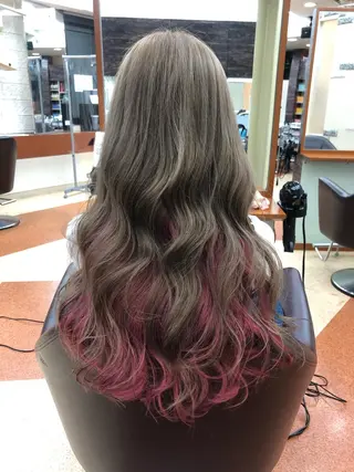 ロング 【ニュアンスカラー・ 髪質改善】スズキカナのヘアスタイル