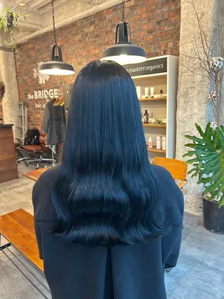 セミロング カラー the BRIDGE 加藤みのりのヘアスタイル