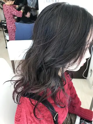セミロング カラー 武田 清久のヘアスタイル