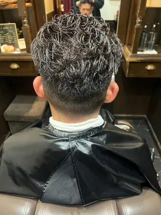 ショート パーマ メンズ 圓子 快のヘアスタイル