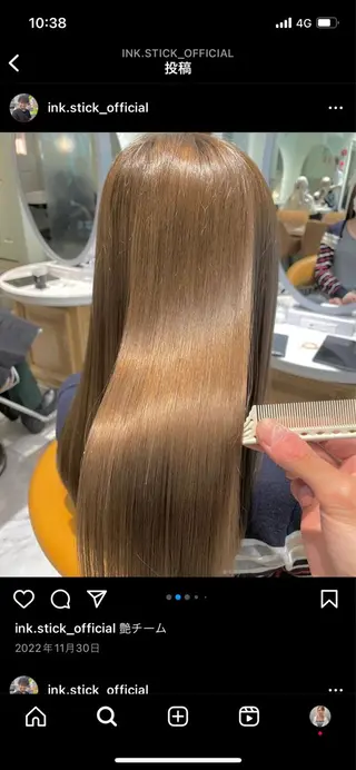 ロング カラー 韓国ヘア/髪質改善 /Harunaのヘアスタイル