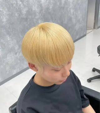 ショート カラー メンズ ʜᴀʀᴜᴋᴀ♱メンズ ウルフ/ブリーチのヘアスタイル