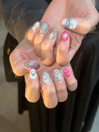 ネイル 個性派／中韓ネイル SAKURAのネイルデザイン