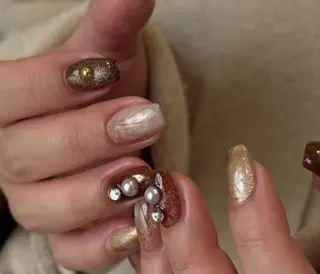 キッズ By moonネイル 🌷ワンホン/韓国風のネイルデザイン