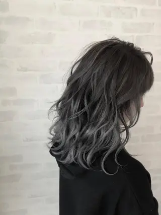 ミディアム カラー パーマ ヘアアレンジ メンズ キッズ ネイル マツエク・マツパ 山崎 義弘のヘアスタイル
