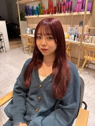 ロング カラー 暖色カラー/ パリジェンヌ💟みくのヘアスタイル