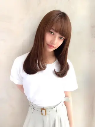 ロング カラー 高島大登/顔周り /レイヤーカットのヘアスタイル