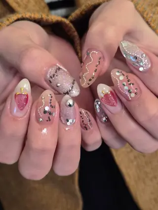 ネイル 3dパーツ/流行り 👧shushu❤️のネイルデザイン