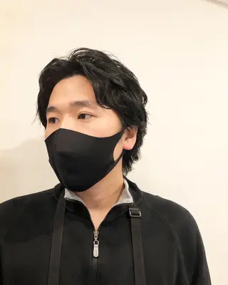 パーマ ヘアアレンジ メンズ ainico+所属・メンズ特化✂️栗原 侑也のヘアスタイル