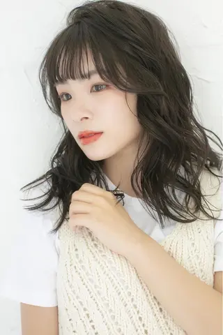 韓国風透明感カラー 💎YUI💎のヘアスタイル