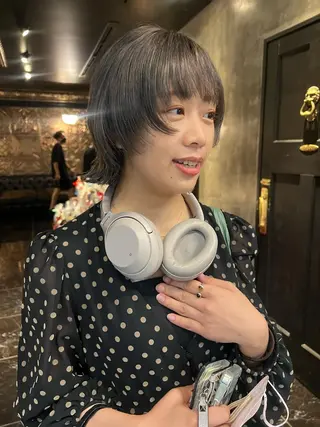 ミディアム カラー haco＋所属・圧倒的デザイン力 店長🎨RENAのヘアスタイル