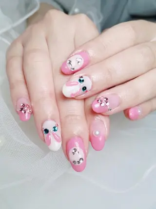 ネイル 門戸厄神プライベートサロンulunail所属・ulunail mikaのネイルデザイン