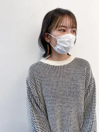 ショート カラー THE DAY所属・AKI HASHIMOTOのヘアスタイル