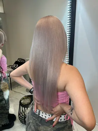 ロング ナナ♡レイヤーカット ♡似合わせカラーのヘアスタイル