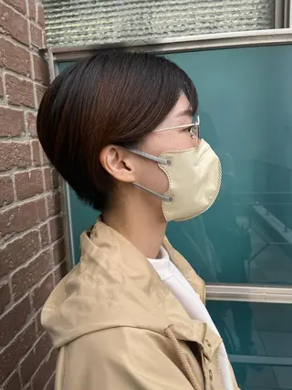 ショート カラー パーマ ヘアアレンジ メンズ キッズ ネイル マツエク・マツパ アイブロウ times salon名駅所属・久木原 ゆりのヘアスタイル