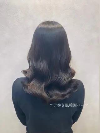 セミロング カラー パーマ 🩷韓国ヘア/ヨシン モリ🩷Maikaのヘアスタイル