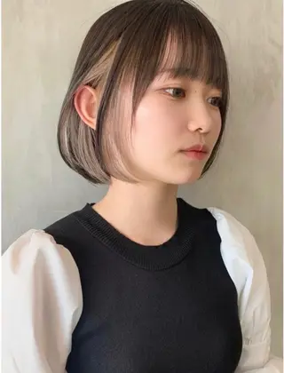 ショート カラー SAKURA 原宿所属・なかの たくみのヘアスタイル