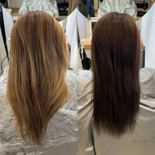 ロング カラー Agu hair 粉河のヘアスタイル